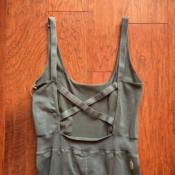 Free People Good Karma Sold Out Onesie in Shark | Size M/L - Picture 12 of 15